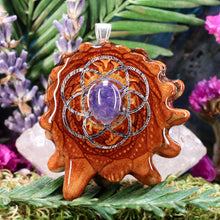 Load image into Gallery viewer, Tanzanite with Seed of Life