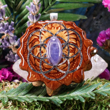 Load image into Gallery viewer, Tanzanite with Seed of Life