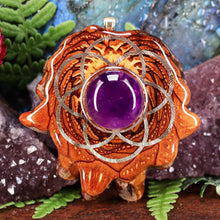 Load image into Gallery viewer, Amethyst with Seed of Life