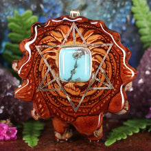 Load image into Gallery viewer, Turquoise with Merkaba