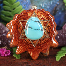 Load image into Gallery viewer, Turquoise with Merkaba