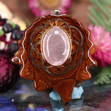 Load image into Gallery viewer, Rose Quartz with Seed of Life