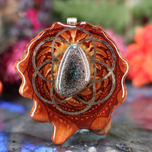 Load image into Gallery viewer, Black Opal with Seed of Life
