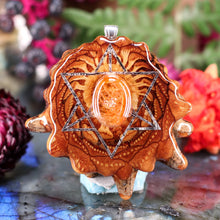 Load image into Gallery viewer, Red Sunstone with Merkaba