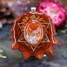 Load image into Gallery viewer, Crazy Lace Agate with Merkaba