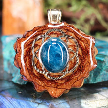 Load image into Gallery viewer, Mini Blue Apatite with Seed of Life