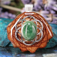 Load image into Gallery viewer, Mini Green Garnet with Seed of Life