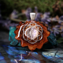 Load image into Gallery viewer, Mini Moonstone with Seed of Life