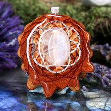 Load image into Gallery viewer, Moonstone with Seed of Life