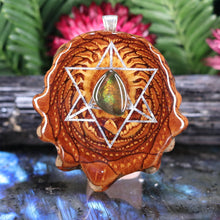 Load image into Gallery viewer, Ammolite with Merkaba