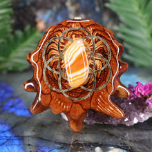 Load image into Gallery viewer, Carnelian with Seed of Life