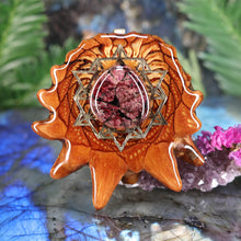 Load image into Gallery viewer, Eudialyte with 64 Star Tetrahedron