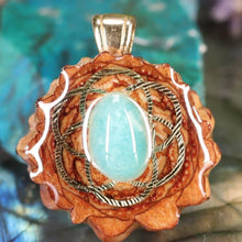 Load image into Gallery viewer, Mini Amazonite with Seed of Life