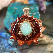 Load image into Gallery viewer, Mini Amazonite with Merkaba
