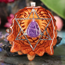 Load image into Gallery viewer, Charoite with Merkaba
