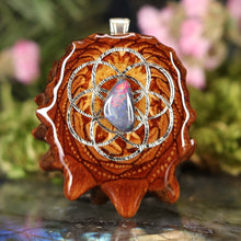 Load image into Gallery viewer, Australian Blue Opal with Seed of Life