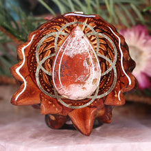 Load image into Gallery viewer, Crazy Lace Agate with Seed of Life