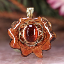 Load image into Gallery viewer, Mini Red Garnet with Seed of Life