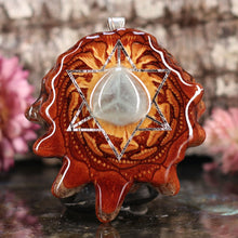Load image into Gallery viewer, Aquamarine with Merkaba