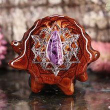 Load image into Gallery viewer, Charoite with 64 Star Tetrahedron