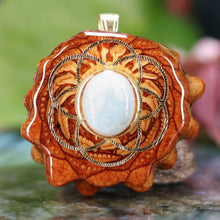 Load image into Gallery viewer, Larimar with Seed of Life