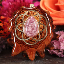 Load image into Gallery viewer, Lepidolite with Seed of Life