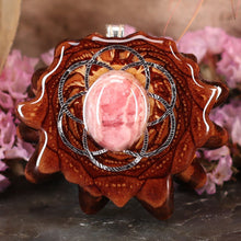Load image into Gallery viewer, Rhodochrosite with Seed of Life