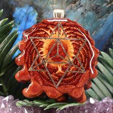 Load image into Gallery viewer, Natural with Merkaba