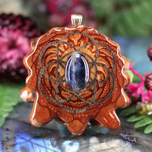 Load image into Gallery viewer, Blue Kyanite with Seed of Life