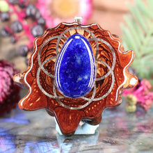 Load image into Gallery viewer, Lapis Lazuli with Seed of Life