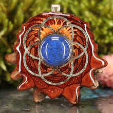 Load image into Gallery viewer, Lapis Lazuli with Seed of Life