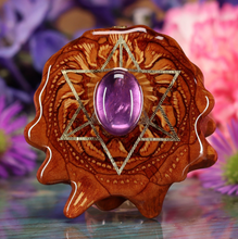 Load image into Gallery viewer, Amethyst with Merkaba