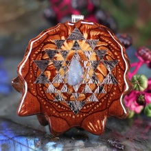 Load image into Gallery viewer, Australian Blue Opal with Sri Yantra