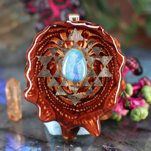 Load image into Gallery viewer, Australian Blue Opal with Sri Yantra