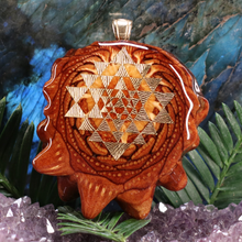 Load image into Gallery viewer, Natural with Sri Yantra
