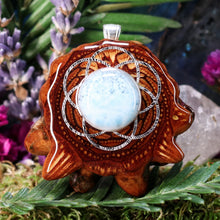 Load image into Gallery viewer, Larimar with Seed of Life
