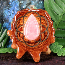 Load image into Gallery viewer, Rhodochrosite with Seed of Life
