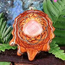 Load image into Gallery viewer, Rhodochrosite with Seed of Life
