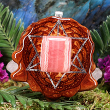 Load image into Gallery viewer, Rhodochrosite with Merkaba
