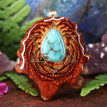 Load image into Gallery viewer, Turquoise with Merkaba
