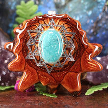 Load image into Gallery viewer, Turquoise with 64 Star Tetrahedron
