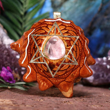 Load image into Gallery viewer, Watermelon Tourmaline with Merkaba
