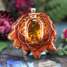 Load image into Gallery viewer, Amber with Seed of Life

