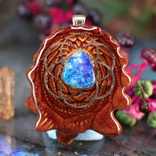 Load image into Gallery viewer, Australian Blue Opal with Seed of Life
