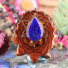 Load image into Gallery viewer, Lapis Lazuli with Merkaba
