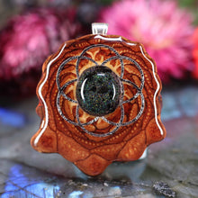 Load image into Gallery viewer, Black Opal with Seed of Life
