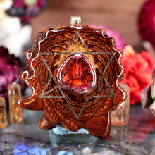 Load image into Gallery viewer, Watermelon Tourmaline with Merkaba
