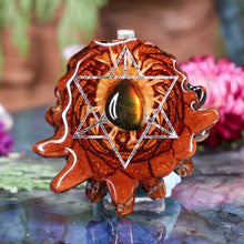Load image into Gallery viewer, Ammolite with Merkaba
