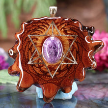 Load image into Gallery viewer, Charoite with Merkaba
