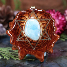 Load image into Gallery viewer, Larimar with Merkaba
